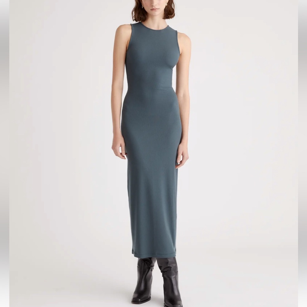 Quince Tencel Tank Midi Dress | Size M